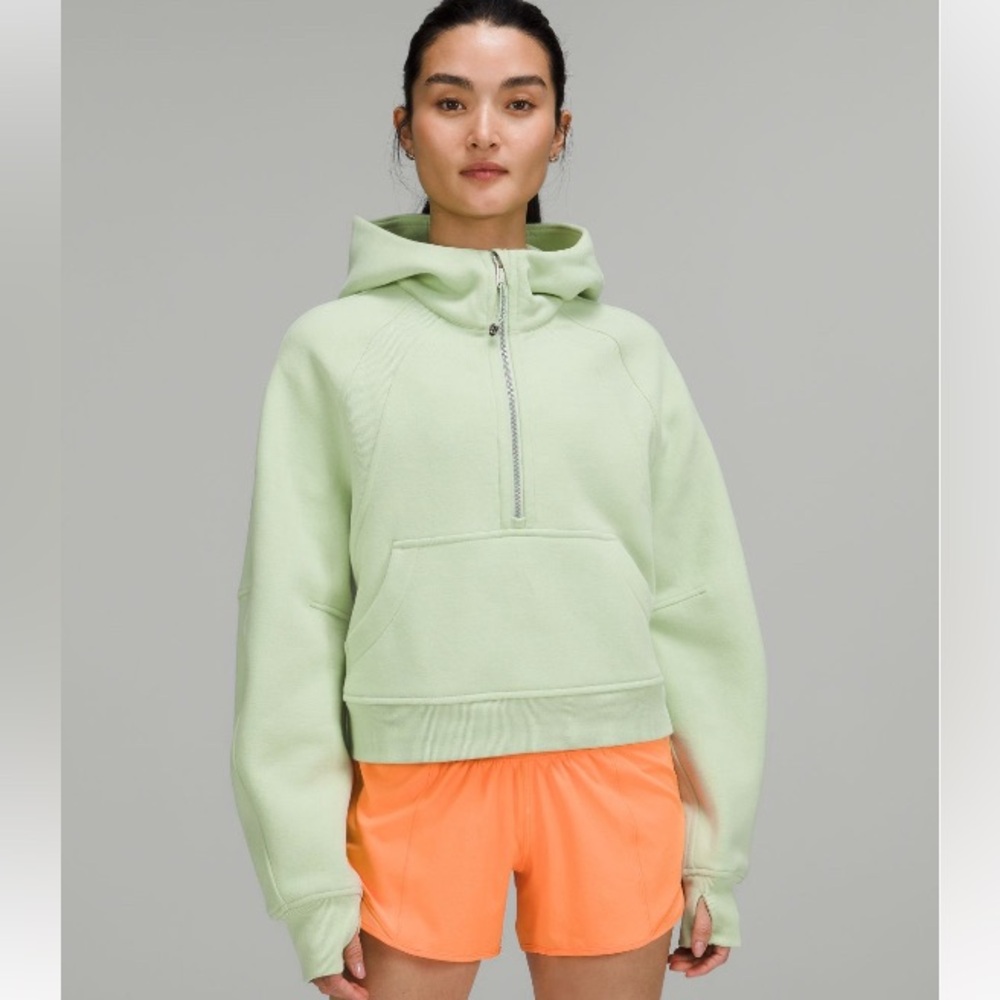 NWOT scuba oversized half zip hoodie